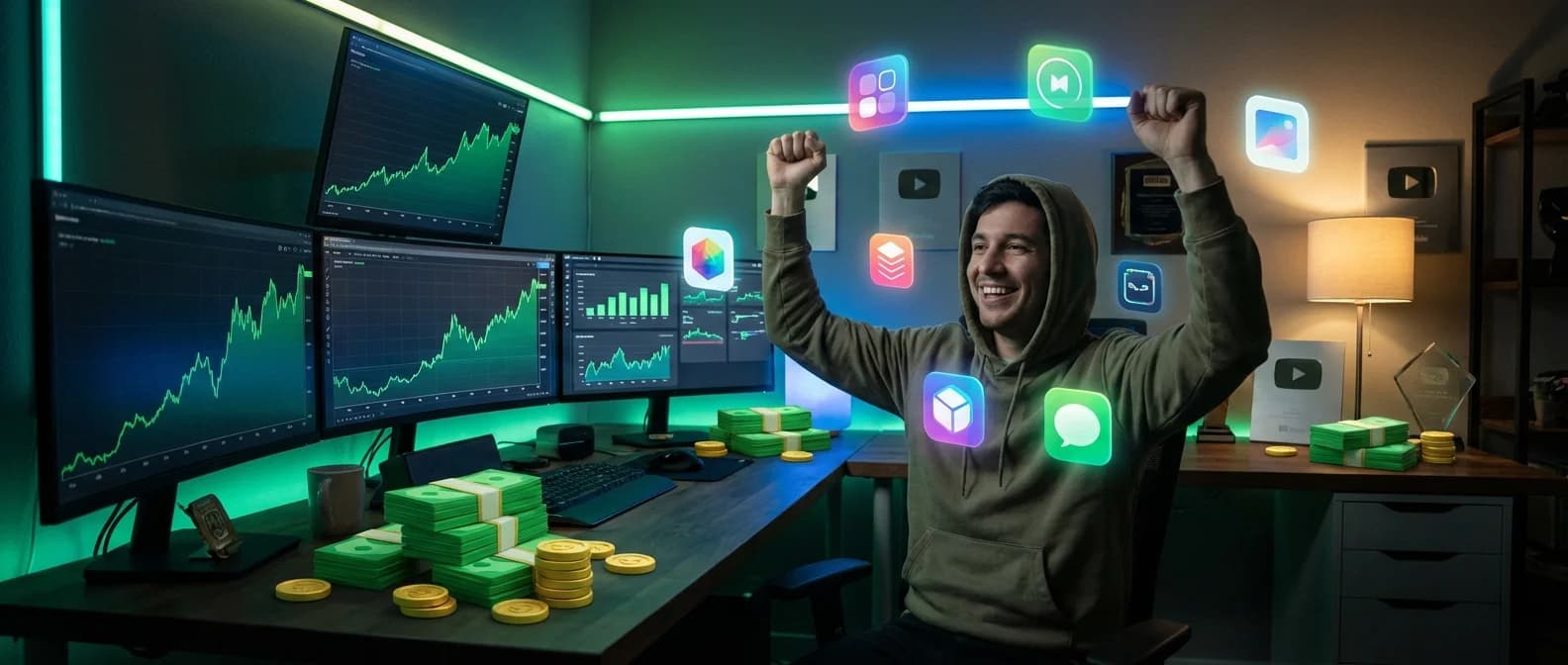 Hero image for The Vibe Coding Money Playbook: How Solo Devs Hit $800K/Year